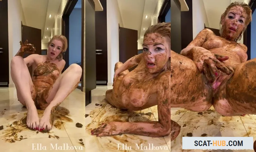 Scat Ella - Ultimate Smearing + Pee and Poop Directly on Face [UltraHD 2K / mp4 / 642 MB]