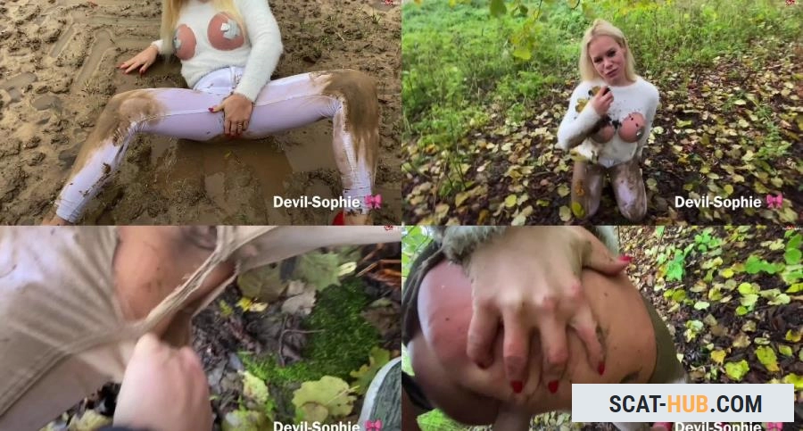 Devil Sophie - White mud piglet - vollgesaut eingensst shredded and fucked on the mud field with devil-sophie [FullHD 1080p / AVC / 667.03 MB]