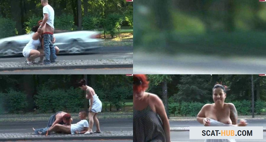 dirty-danni - Mitten auf der Hauptstrasse einen User abgeblasen [Full HD / VP6 / 25.24 MB]