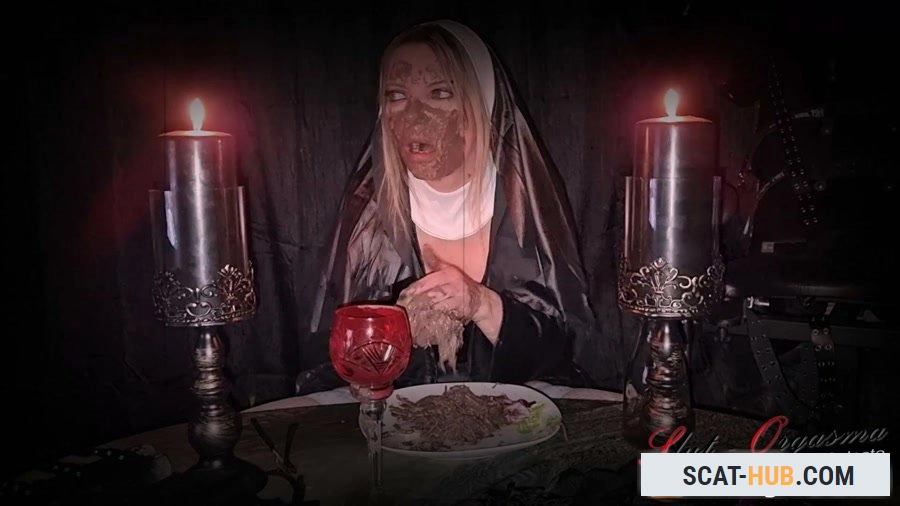 SlutOrgasma - The holy food and scat dinner - The medieval shit puking scat slave 1 - Holy nun extreme shit and puke play [FullHD 1080p / mp4 / 4.83 GB]