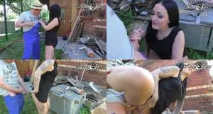 Mira-Grey - Public Brutal Ins Maul gespritzt - Spontan jetzt [Full HD / AVC / 173.53 MB]
