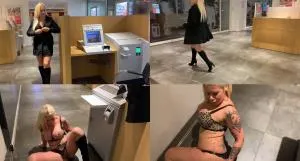 Devil Sophie - Extremely perverted pissing in the middle of the bank branch [FullHD 1080p / AVC / 127.01 MB]