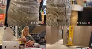 Devil Sophie - Fastfood piglets - really messed up the fast food toilet full of piss with devil-sophie [FullHD 1080p / AVC / 131.92 MB]