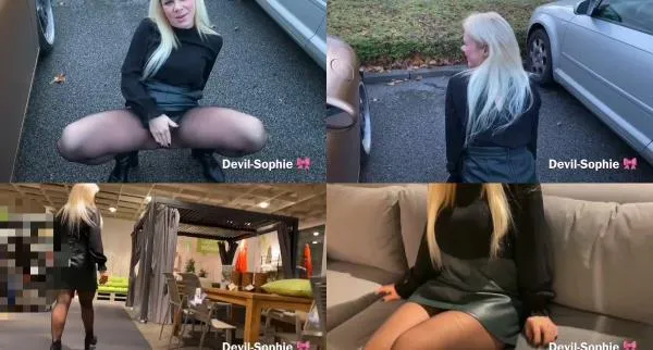 Devil Sophie - First piss and then pissed off - to the store - even the seller was very excited [HD 720p / AVC / 133.18 MB]