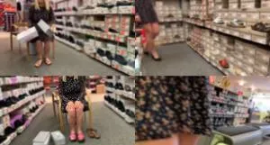 Devil Sophie - Public shoes shopping with the extra serving pee - I do the shoe piss test P with devil-sophie [FullHD 1080p / AVC / 236.62 MB]