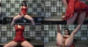 Alissa-Noir - Geil im neuen Latexkleid 05 02 17 NO ORIGINAL [Full HD / AVC / 116.82 MB]