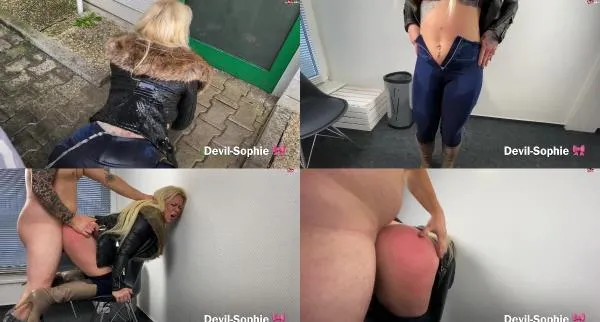 Devil Sophie - Street Jeans Bitch - Use me as you want - I want a sperm jeans ass with SteffiBlond  MydirtyHobby [FullHD 1080p / AVC / 411.4 MB]