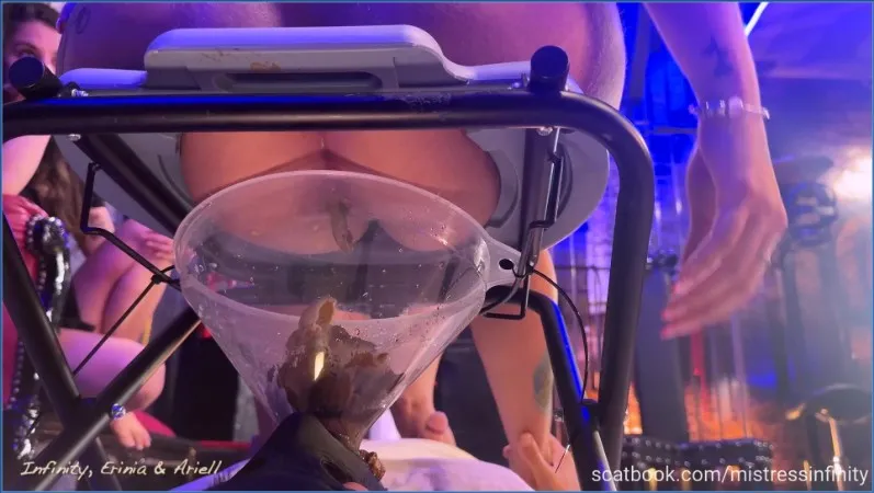 The Luscious Domination of Miss Infinity's Scat Fetish Fantasy - scat porn video at Scat-Hub.com