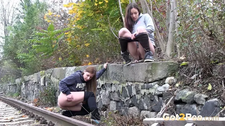 Two Girlfriends Caught Needing To Pee - Pissing Amateur - 4K 2160p - scat porn video at Scat-Hub.com